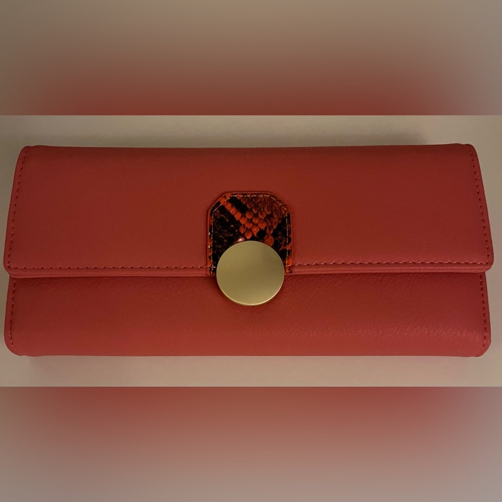Elegant New Coral Cario Wallet